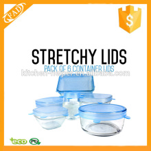 Durable Expandable Silikon Stretch Lider 6 Pack